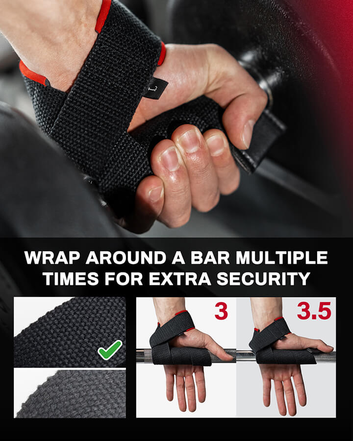  VINSGUIR Elastic Wrist Wraps for Weightlifting and Working Out,  Breathable Lifting Wrist Wraps with Thumb Loop, 21'' Gym Wrist Brace for  Wrist Support and Protection, Men and Women (Pair) : Sports