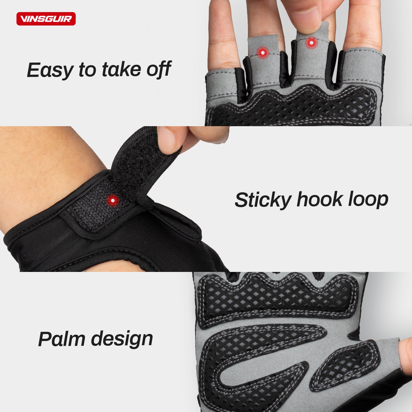 Vinsguir Workout Gloves for Men and Women – Trideer