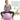 Pregnant woman using birth ball for labor preparation and comfort
