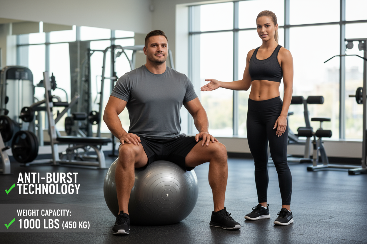Exercise Ball Weight Limit Guide: Capacity, Safety & Sizing (2024 ...