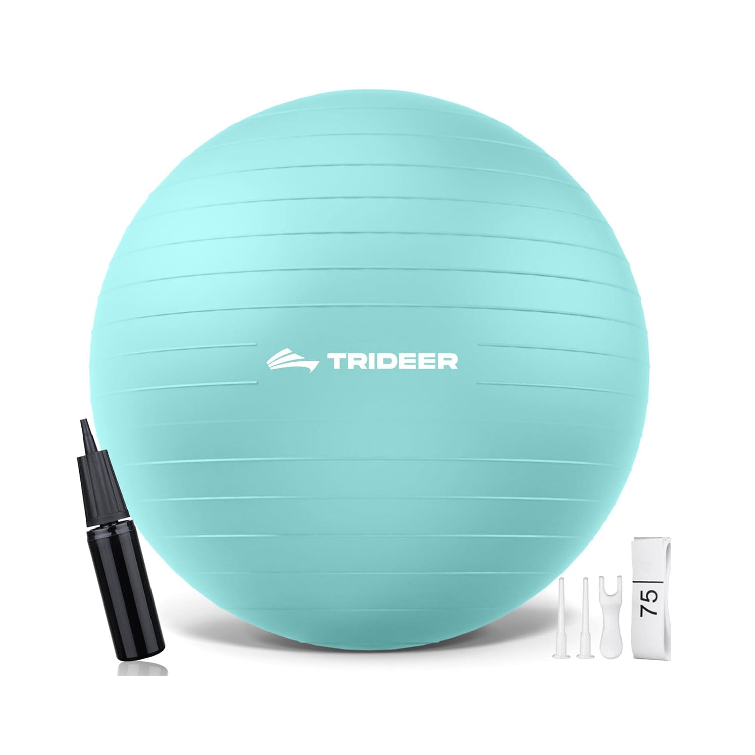 Trideer anti-burst exercise ball mint forest