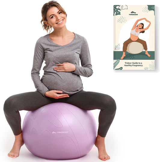 Purple pregnancy ball 65cm for labor preparation