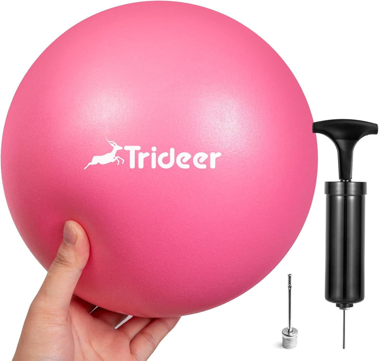 Trideer Pilates Ball 7-8 inch with Pump