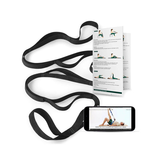 Trideer stretching strap shoulder opener exercise for upper body flexibility