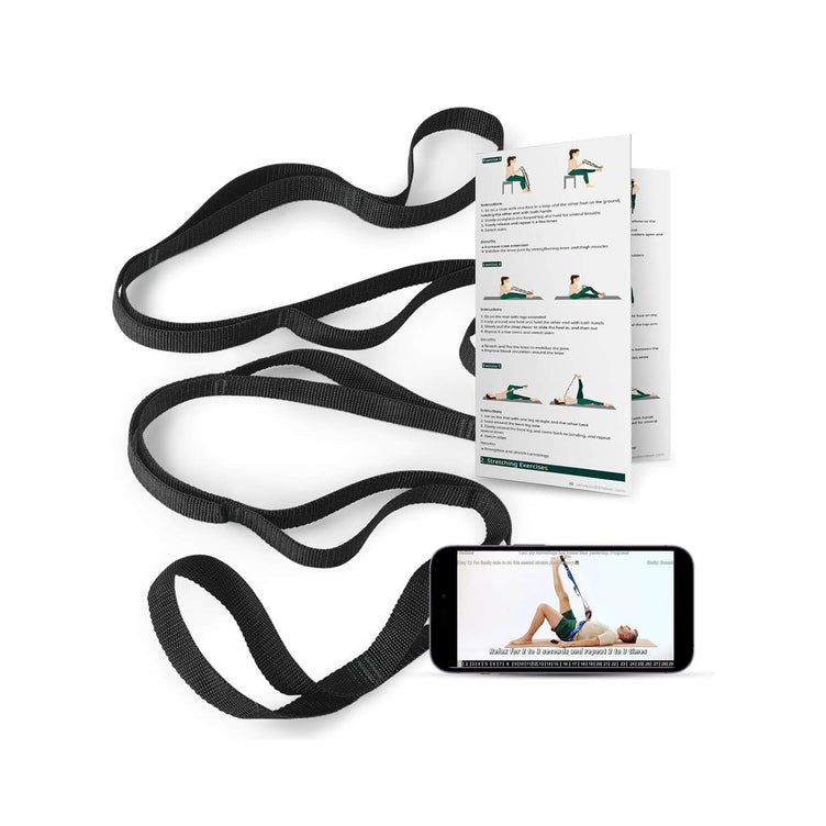 Trideer stretching strap shoulder opener exercise for upper body flexibility