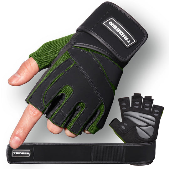 Trideer Workout Gloves with 18