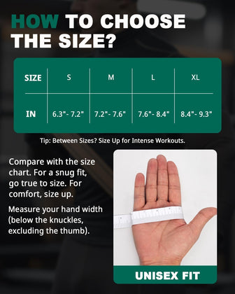 How to choose the size of workout gloves