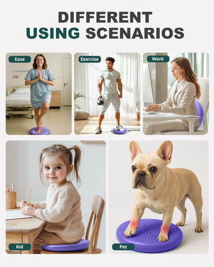 Trideer wiggle seat cushion for sensory seating and core 