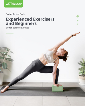 Lightweight foam yoga bricks for beginners