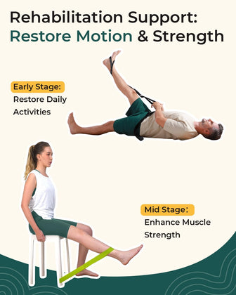 Trideer Premium Stretching Strap - 3PCS Resistance Bands Set for Yoga & Physical Therapy