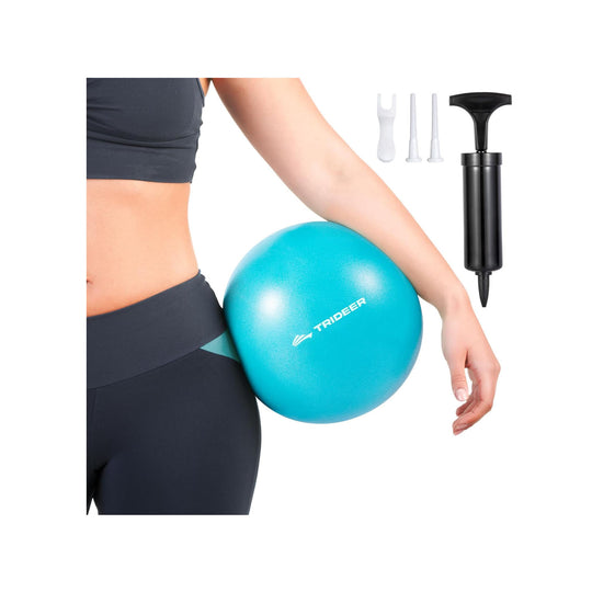 Upgraded mini Pilates ball with enhanced durability and grip