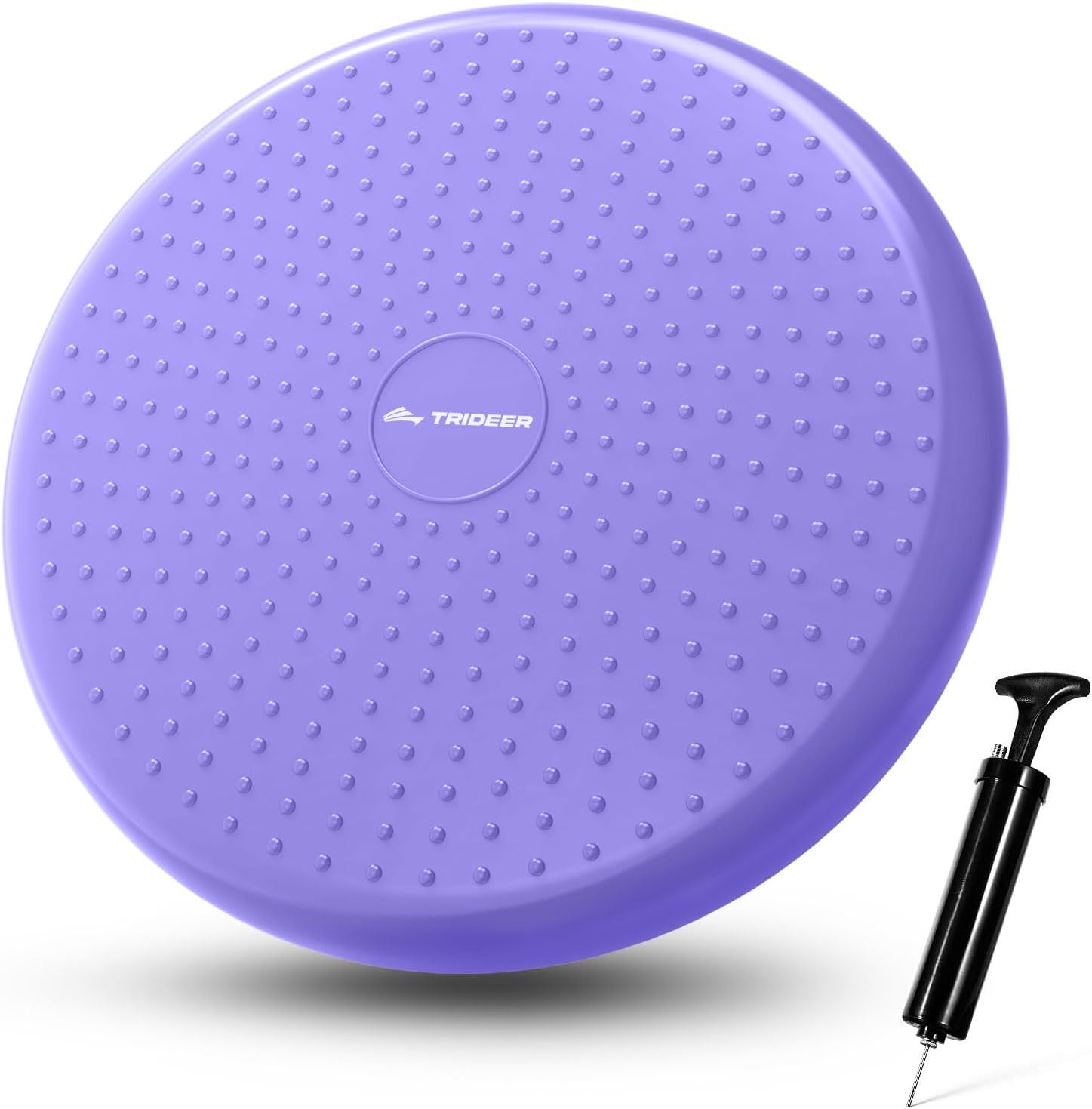 Trideer Glossy Inflated Wobble Cushion - 13.4 Inch for Sensory Kids, Office & Yoga