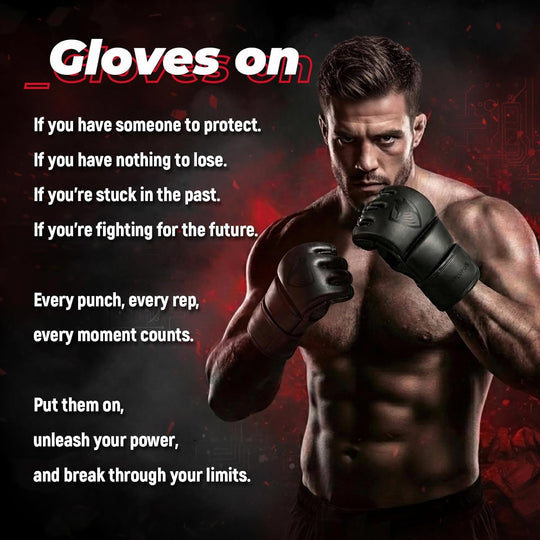 LIBERLUPUS MMA Gloves Sparring for Men– Open Palm Training Gloves for Grappling, Kickboxing, Muay Thai, Youth Self-Defense, Heavy Bag Workouts – Durable Synthetic Leather with Wrist Support