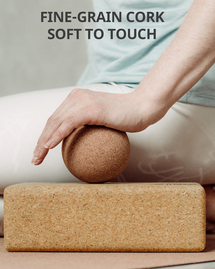 Trideer Pack Natural Cork Blocks