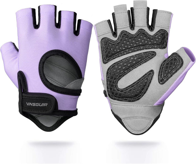 Vinsguir Unisex Workout Gloves - Full Palm Protection with Anti-Slip Grip for Weightlifting, Gym & Cross Training