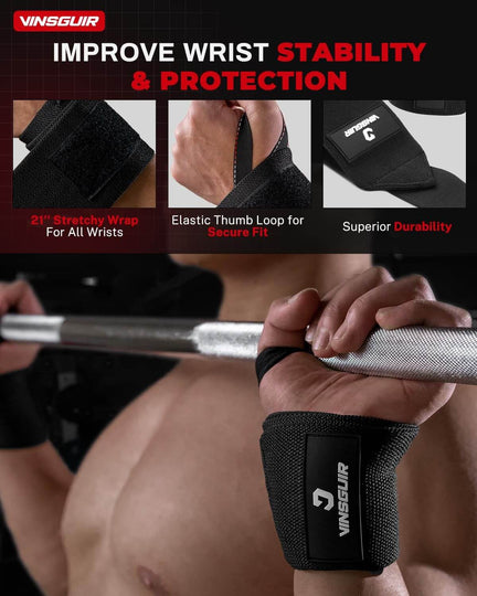 VINSGUIR wrist brace support - detailed view of quality construction and durability
