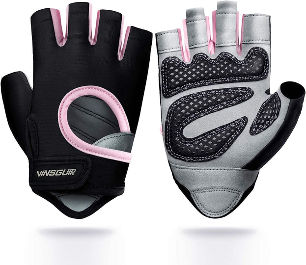 Vinsguir Unisex Workout Gloves - Full Palm Protection with Anti-Slip Grip for Weightlifting, Gym & Cross Training