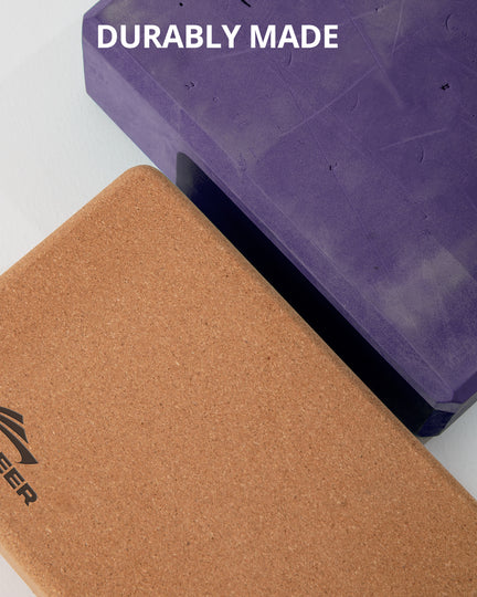 Trideer Cork Yoga Blocks - 2 Pack