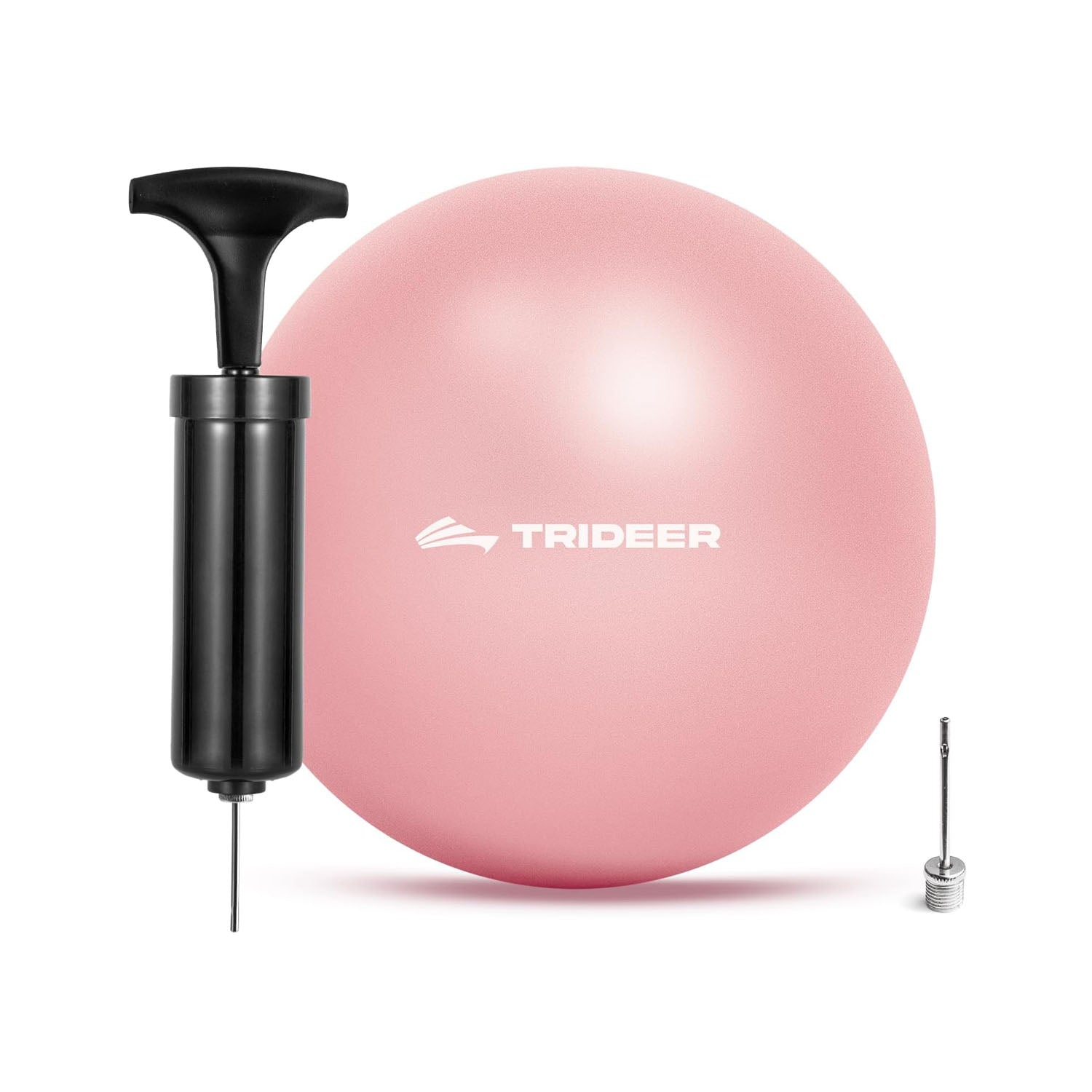 Trideer Mini Pilates Ball 7-8 Inch with Needle Pump - Soft Exercise Ball for Yoga & Physical Therapy