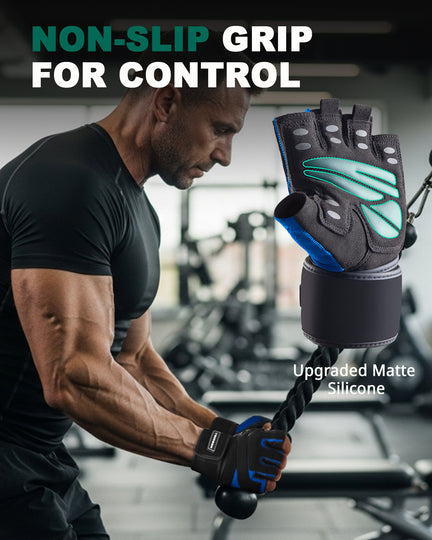Trideer Workout Gloves with 18
