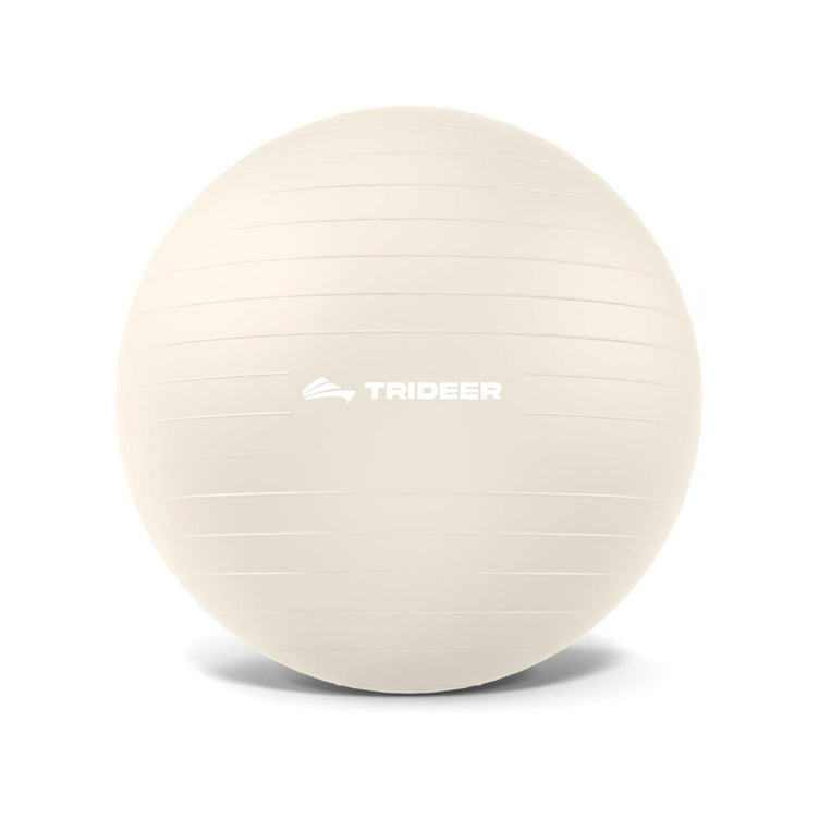 Trideer Extra Thick Anti-Slip Exercise Ball - 65cm Textured for Yoga & Fitness with Pump