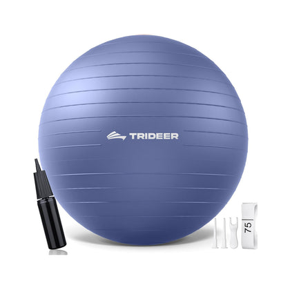 Trideer anti-burst exercise ball midnight blue