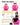Trideer kids ball chair size chart comparing small and medium sizes by desk height and child height.