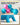 Blue and pink Trideer kids ball chairs with four feet, plus a close-up of the feet resting on the floor.