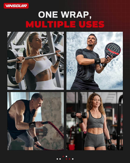 Gym wrist wraps for men and women - versatile fitness accessory for wrist protection