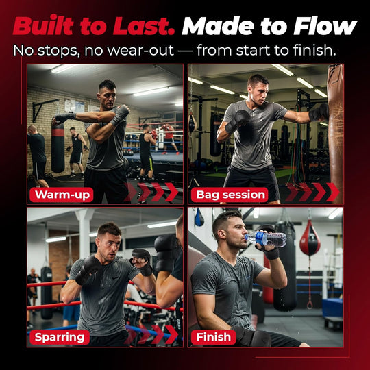 LIBERLUPUS MMA Gloves for Men – Punching Bag Gloves for Men, Open Palm Training Gloves for MMA Sparring, Kickboxing, Muay Thai, Youth Self-Defense, Durable Synthetic Leather with Wrist Support