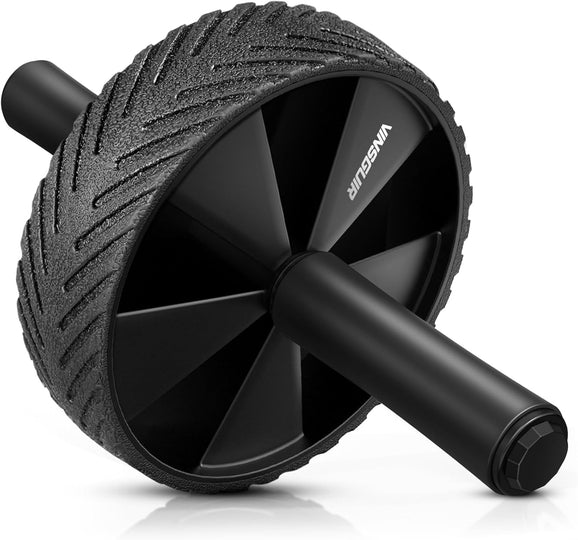 Vinsguir single wheel ab roller with knee pad for core workout