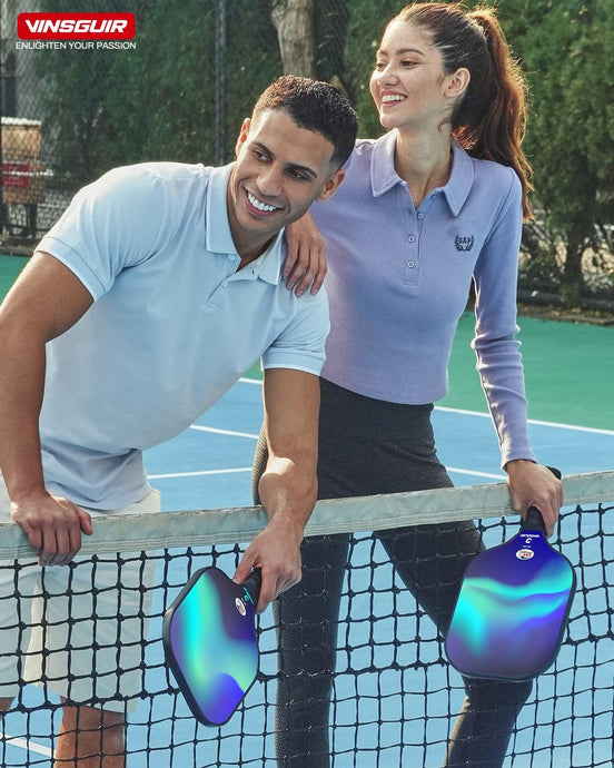 Vinsguir USAPA Approved Fiberglass Surface Pickleball Set