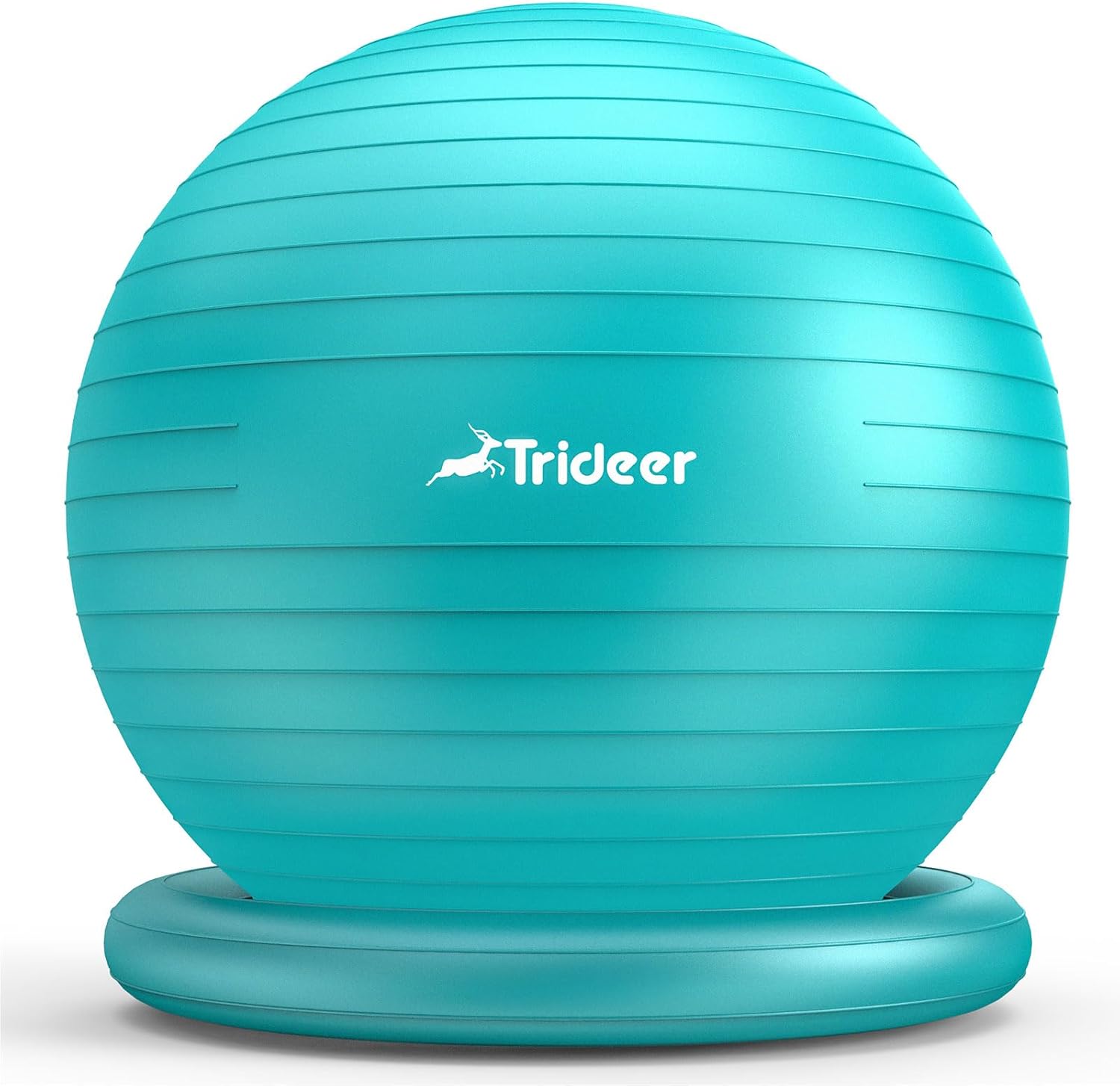 Trideer Exercise Ball Chair - Yoga Ball Office Chair 65cm with Stability Base