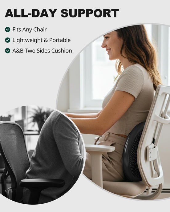 Trideer Glossy Inflated Wobble Cushion - 13.4 Inch for Sensory Kids, Office & Yoga