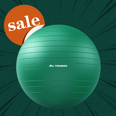 Trideer Physical Therapy Ball - Therapist-Recommended for Rehabilitation, Pain Relief & Post-Surgery Recovery