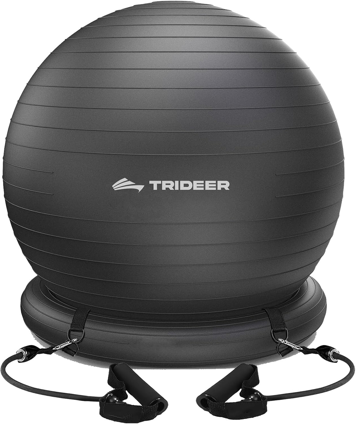 Trideer 65cm Yoga Ball Chair with Base for Home and Office