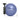 Mini pilates ball 7-8 inch in Midnight blue with needle pump included