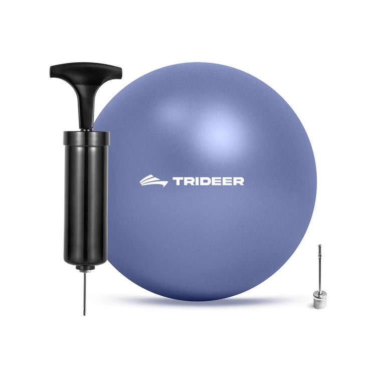 Mini pilates ball 7-8 inch in Midnight blue with needle pump included