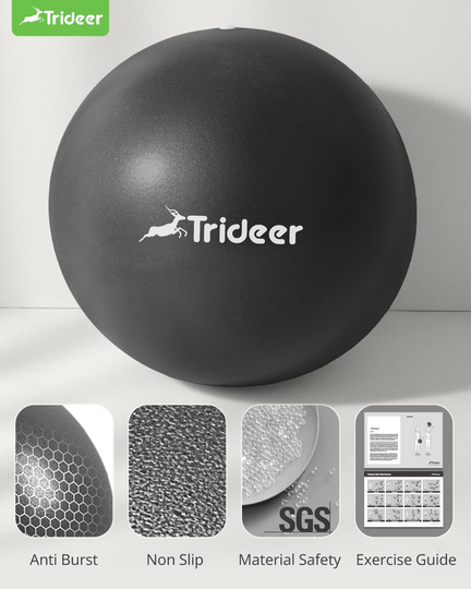 Trideer Pilates Ball 9 Inch Mini Pilates Ball for Physical Therapy