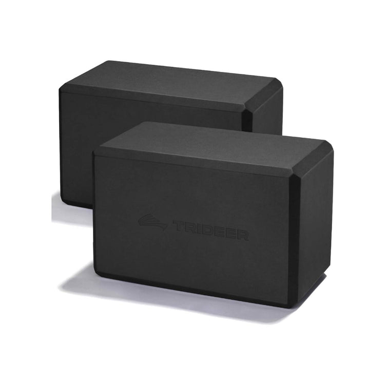 Trideer High Density Foam Yoga Blocks - 2 Pack for Yoga & Stretching Practice