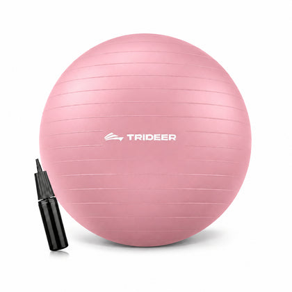 Trideer anti-burst exercise ball blush dawn pink
