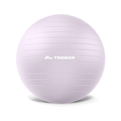 Trideer anti-burst exercise ball light purple