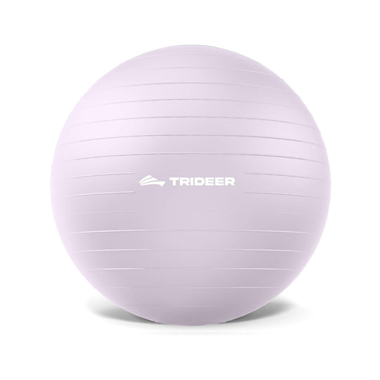 Trideer anti-burst exercise ball light purple