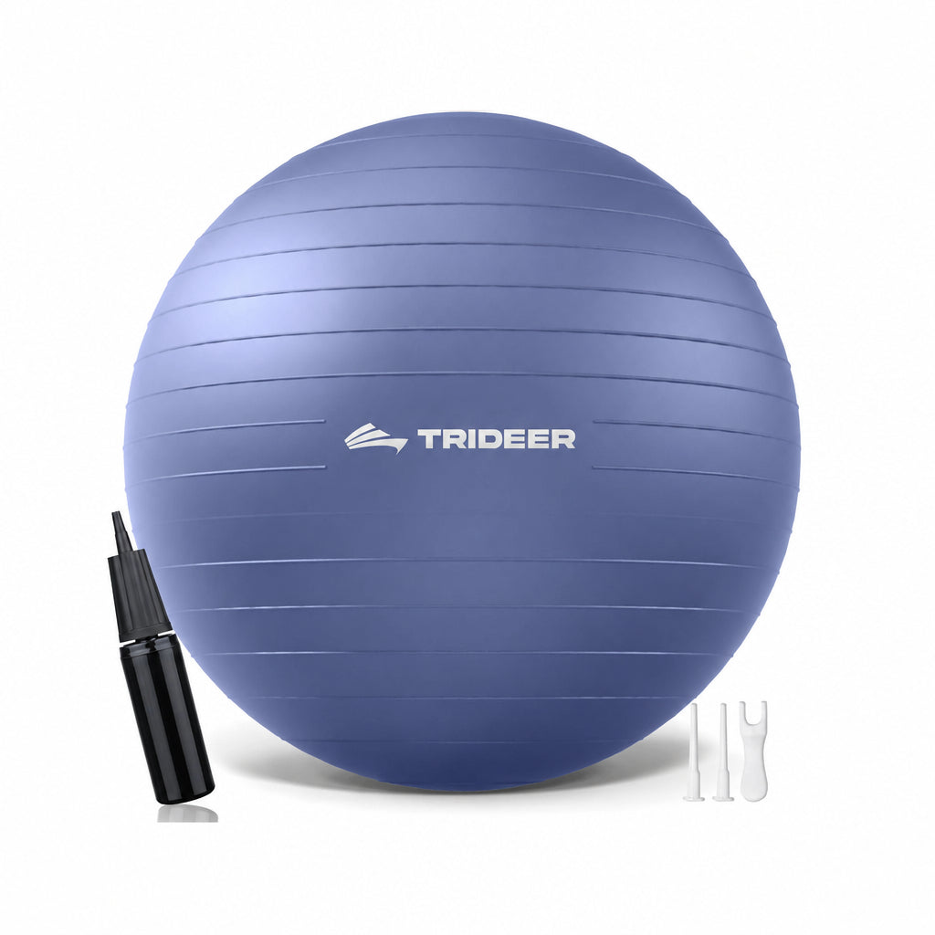 Trideer anti-burst exercise ball midnight blue