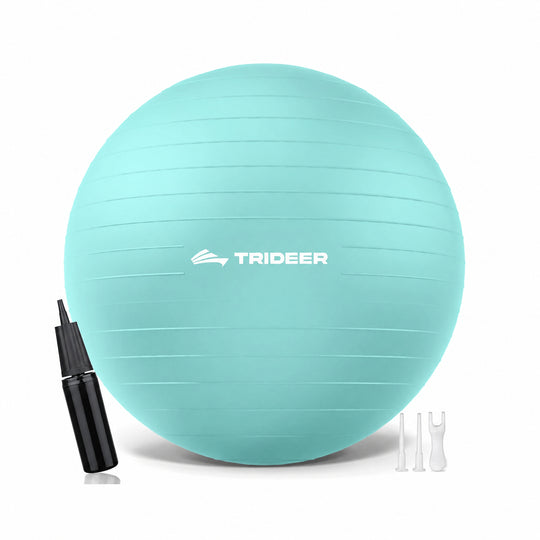 Trideer anti-burst exercise ball mint forest