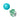 Trideer 9 inch Pilates Ball Physical Therapy Ball & Stretching Strap
