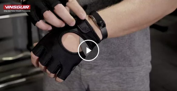Vinsguir Unisex Workout Gloves - Full Palm Protection with Anti-Slip Grip for Weightlifting, Gym & Cross Training