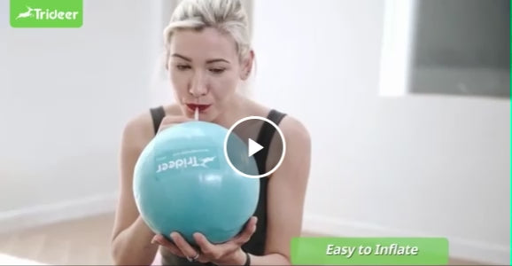 Trideer 9 Inch Mini Pilates Ball - Physical Therapy & Core Training