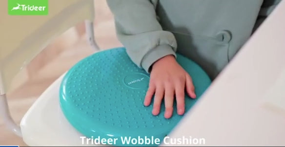 Trideer Glossy Inflated Wobble Cushion - 13.4 Inch for Sensory Kids, Office & Yoga