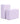 High density foam yoga blocks 2 pack in purple color